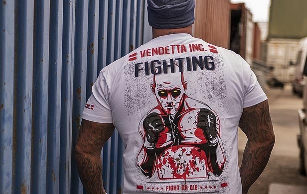 Vendetta Inc. Shirt Fighting 1007 weiß