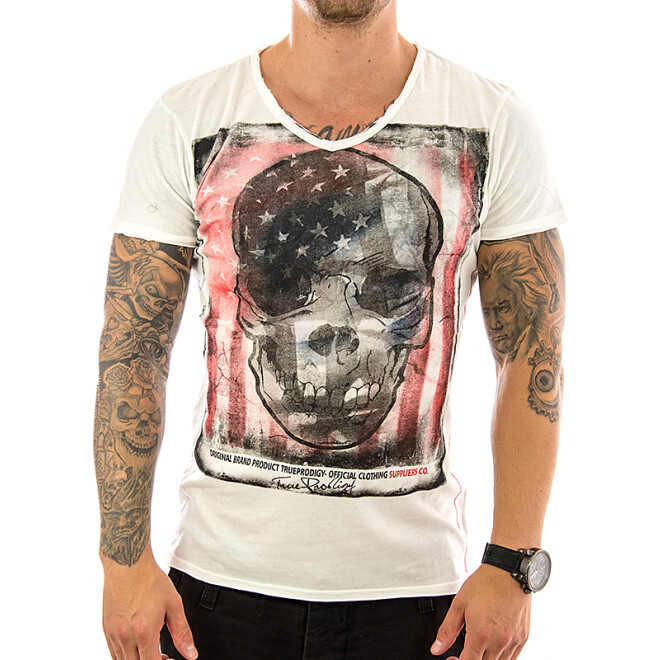 Trueprodigy Shirt Skull T-1053105 off white
