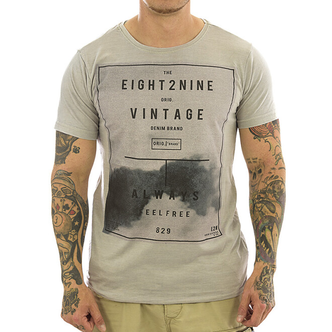 Eight2nine Shirt middle grey 20579A M