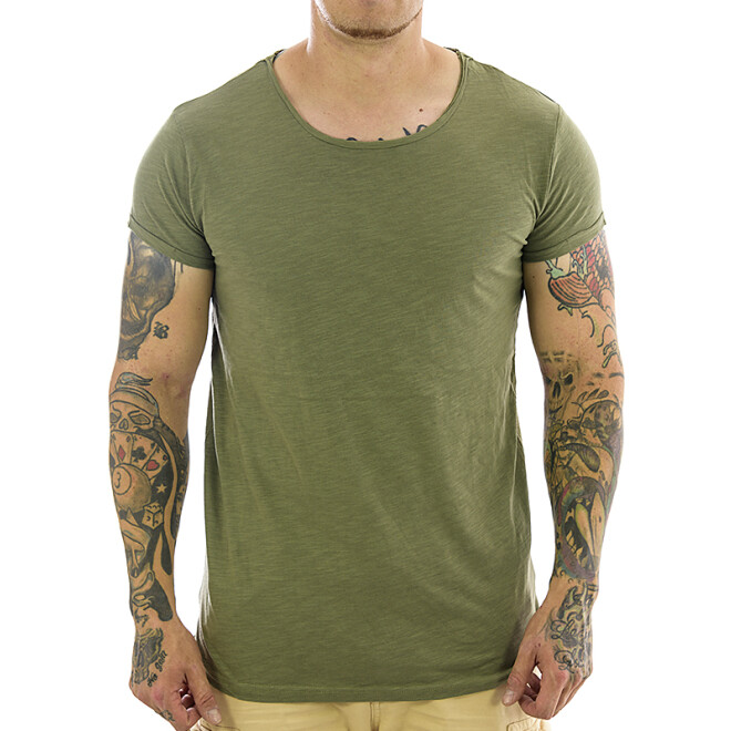 Sky Rebel Herren Shirt green 596 basic 1