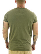 Sky Rebel Herren Shirt green 596 basic 2-2