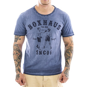Boxhaus Shirt Never 198 jeans blau 1