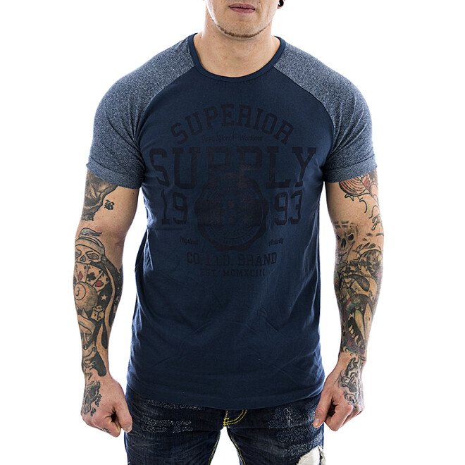 Sublevel Herren T-Shirt 20720 middle blue XXL