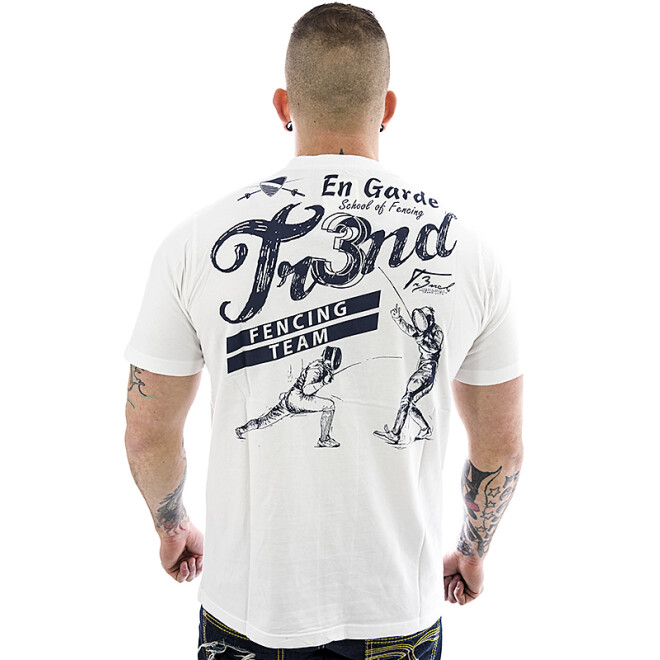 Tr3nd Herren T-Shirt Fencing 2131091 weiß