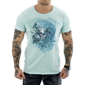 Stitch & Soul Herren Shirt 22196 turquoise