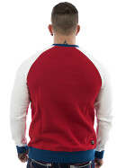 Ecko Unltd Sweatshirt Sick 1004 rot-weiß 3XL