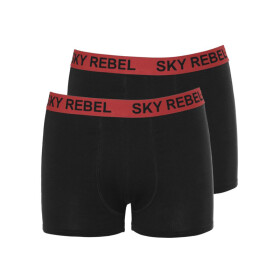 Sky Rebel Doppelpack Boxershort schwarz