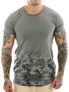 Sublevel T-Shirt 0823 camouflage - middle grey 1