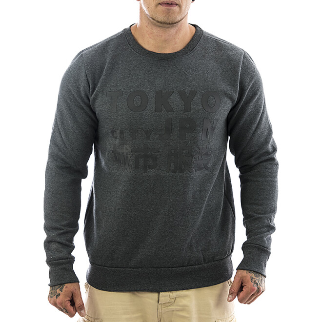 Sublevel Sweatshirt Tokyo 654 middle grey 11