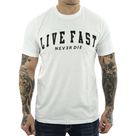 Tr3nd T-Shirt Live Fast 10066 weiß 1