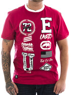 Ecko Unltd T-Shirt College Patches 1032 red 1-1