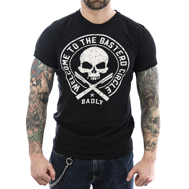 Badly T-Shirt Basterd Circle 10056 black 1