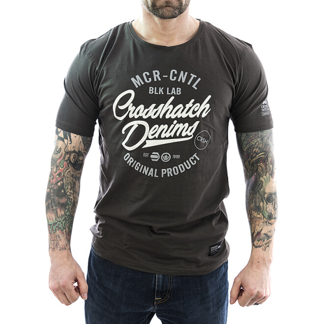 Crosshatch T-Shirt Laithkirk 111902 raven 1