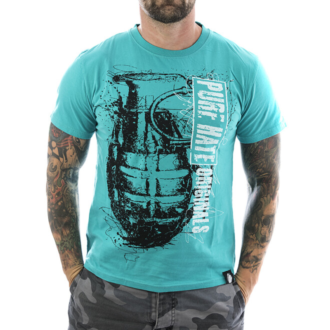 Pure Hate T-Shirt Grenade 0008 turquoise 11