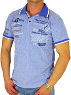 Red Bridge Herren Polo T-Shirt RB2046 blue mel M