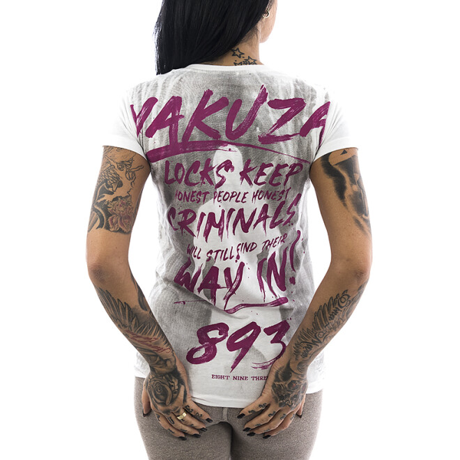 Yakuza T-Shirt Lock Up 13125 weiß 1