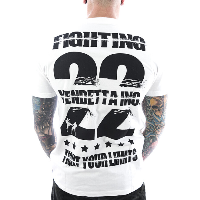 Vendetta Inc. Shirt VD-1011 weiß Fight 1