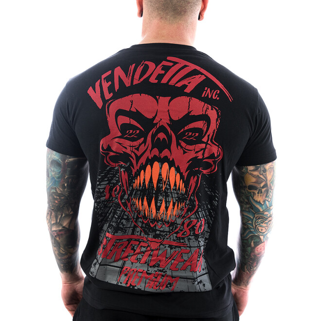 Vendetta Inc. Shirt Skull Sketcher 1038 schwarz 1