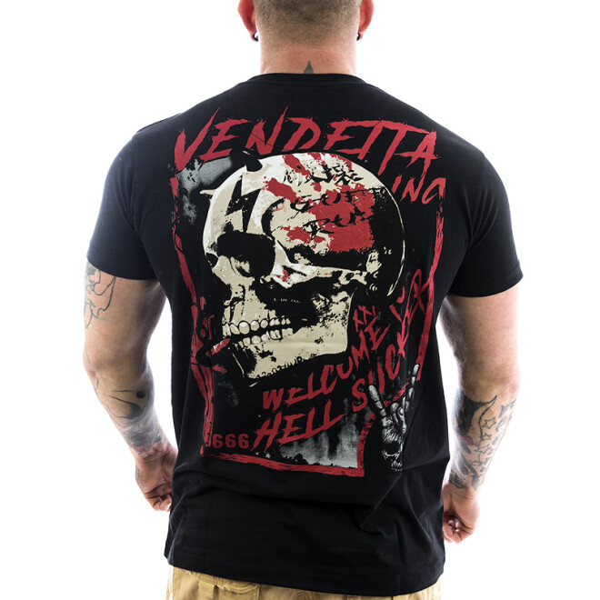 Vendetta Inc. Shirt Hell Skull 1039 schwarz 1
