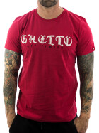 Ghetto off Limits Shirt Embro 190310 rot 1