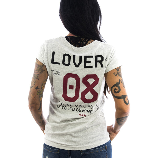 Rock Angel T-Shirt Lover 2104 grey 11