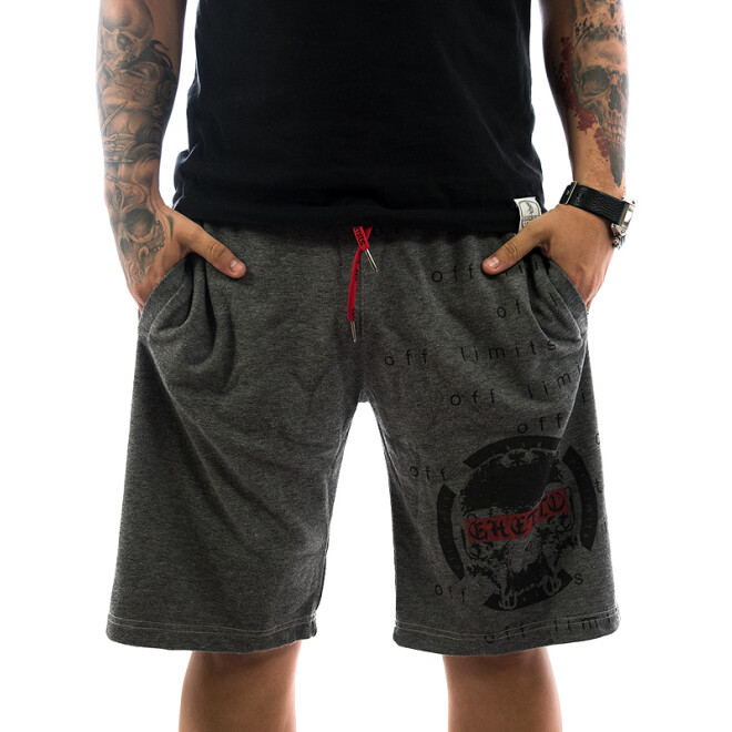 Ghetto off Limits Shorts Limitless 190422 grey 11