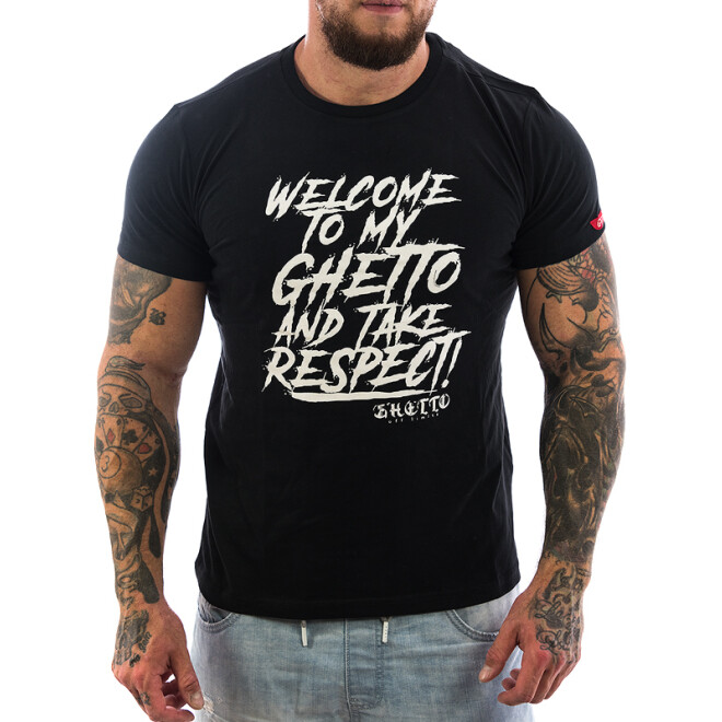 Ghetto off Limits Shirt Respect 190413 schwarz 1