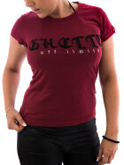 Ghetto off Limits Shirt Embro 190410 red 11