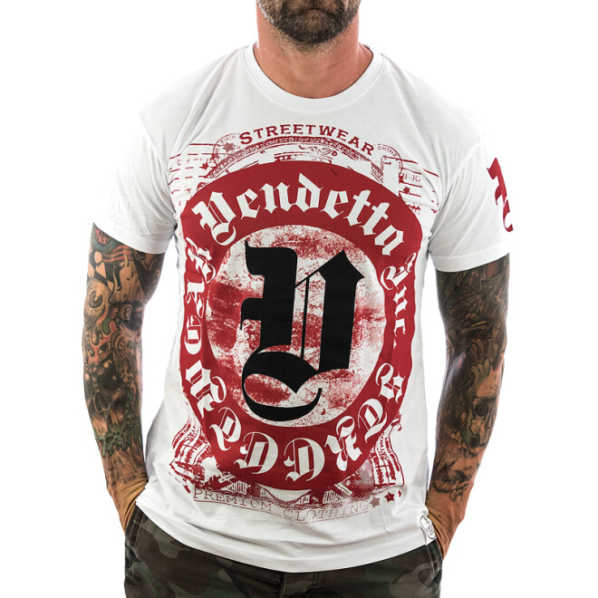 Vendetta Inc. Shirt Blood Logo 1074 white 11
