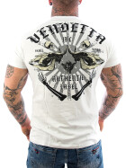 Vendetta Inc. Shirt Skull Bones white VD-1089 11