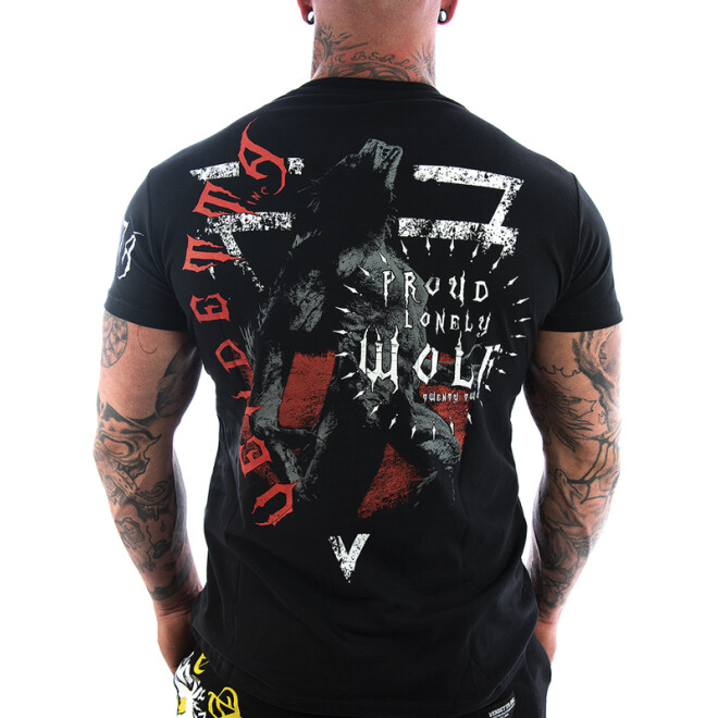 Vendetta Inc. Wolf Shirt schwarz VD-1104 1
