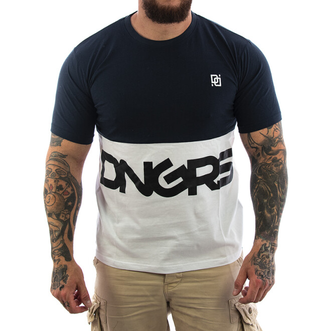 Dangerous DNGRS Shirt Neurotic weiß - blau 11