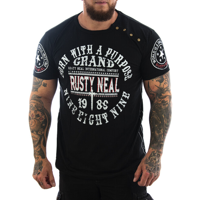 Rusty Neal T-Shirt Purpose 15216 black 11