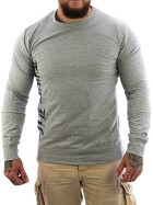 Thug Life Logo Patch Sweater 187 grau 1