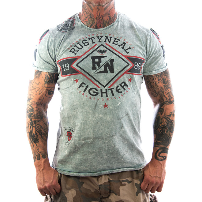 Rusty Neal T-Shirt Fighter 15242 grey 11