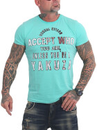 Yakuza Shirt Swine turquoise 17020 22