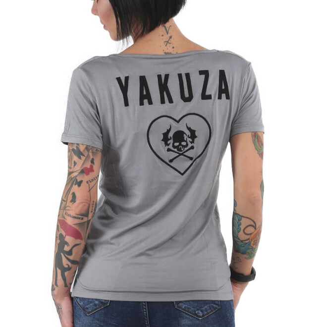 Yakuza Shirt 893Love EMB grau 15117 1