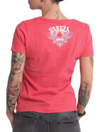 Yakuza Shirt Addiction V-Neck geranium 16123 22