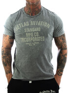 JET LAG USA Männer Shirt Aviation grau 11