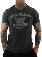 JET LAG USA Männer Shirt Aviation schwarz 11