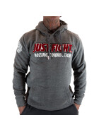 Label 23 Sweatshirt Just Fight grau XL
