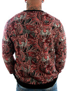 Rusty Neal Strickpullover Snake weinrot 22