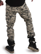 Yakuza Splatter Cargo Pants camouflage sand 22