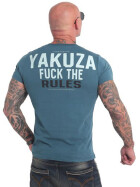 Yakuza Rules T-Shirt mallard blue 17025 2
