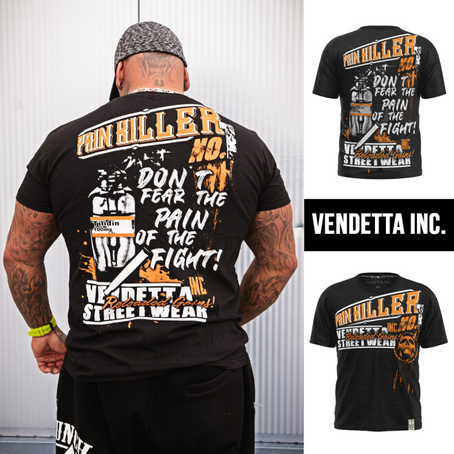 Vendetta Inc. Shirt Pain Killer schwarz VD-1135 4XL