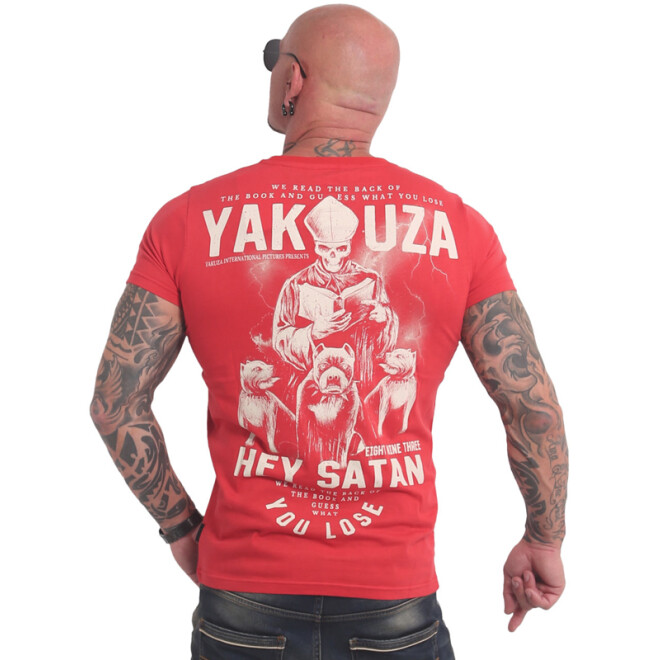Yakuza Hey Satan T-Shirt rot 17023 1
