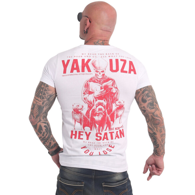 Yakuza Hey Satan T-Shirt weiß 17023 1