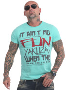 Yakuza Shirt No Fun turquoise 17032 22