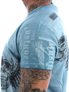 Rusty Neal T-Shirt Lifestyle petrol blue 15264