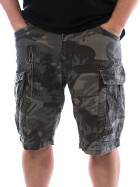 JETLAG Cargo Shorts 21-750 schwarz camouflage 1